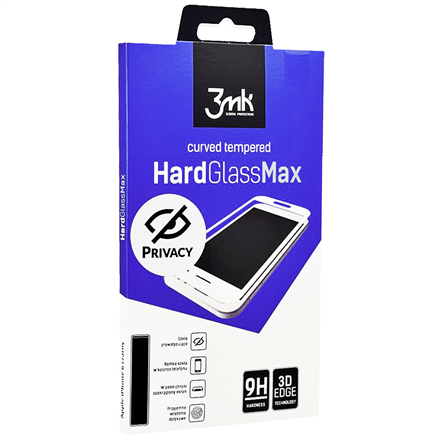 3MK HardGlass Max Privacy Screen protector, iPhone 7 Plus