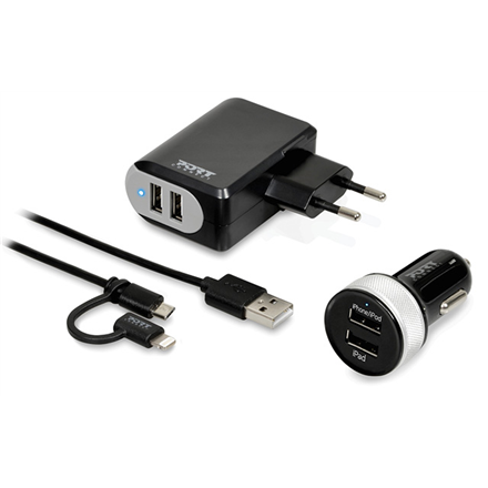 Port Connect Wall + Car Charger
