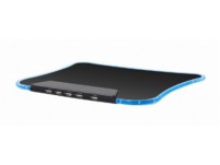 Gembird LED mouse pad with 4-port USB hub