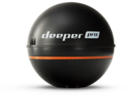 Deeper Smart Fishfinder Sonar Pro, Wifi for iOS, Android Black