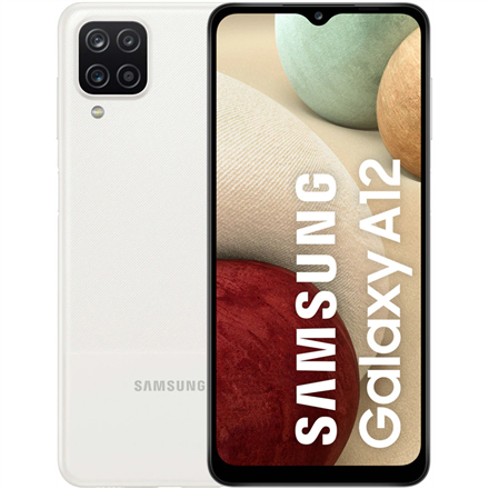 Samsung Galaxy A12 White, 6.5 "