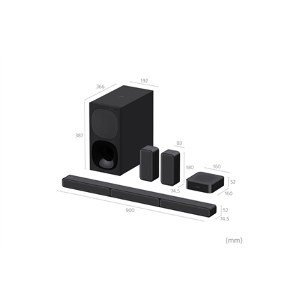 Sony Home Cinema Soundbar with Wireless Rear Speakers