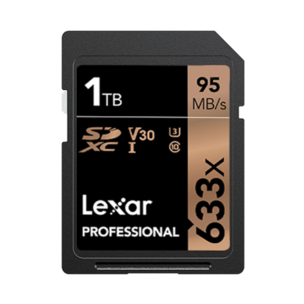 Lexar 1TB Professional 633x SDXC™ UHS-I cards