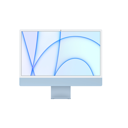 iMac 24” 4.5K Retina, Apple M1 8C CPU, 7C GPU/8GB/256GB SSD/Blue/INT