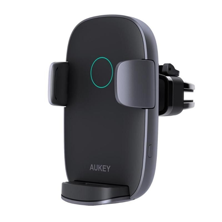 Aukey Wireless Charging Phone Mount Navigator Wind II HD-C52 Black, Built-in charger