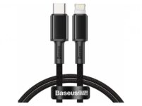 Baseus - Type-C to lightning fast charging data cable (20W, black, 1m)