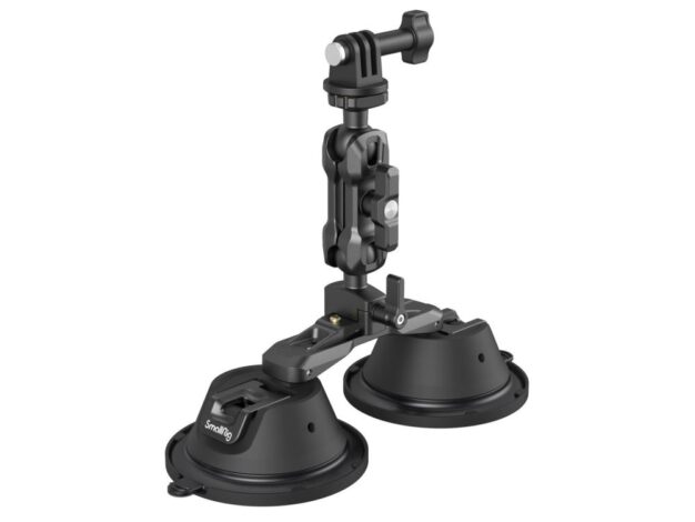 SmallRig - 3566 Suction Cup Portable Dual with Camera Mount SC-2K